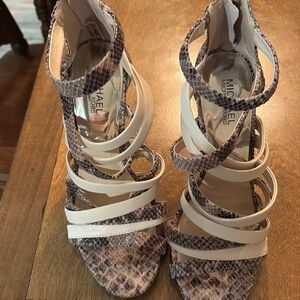 Micheal Kors  Snake Skin High Heel Shoes